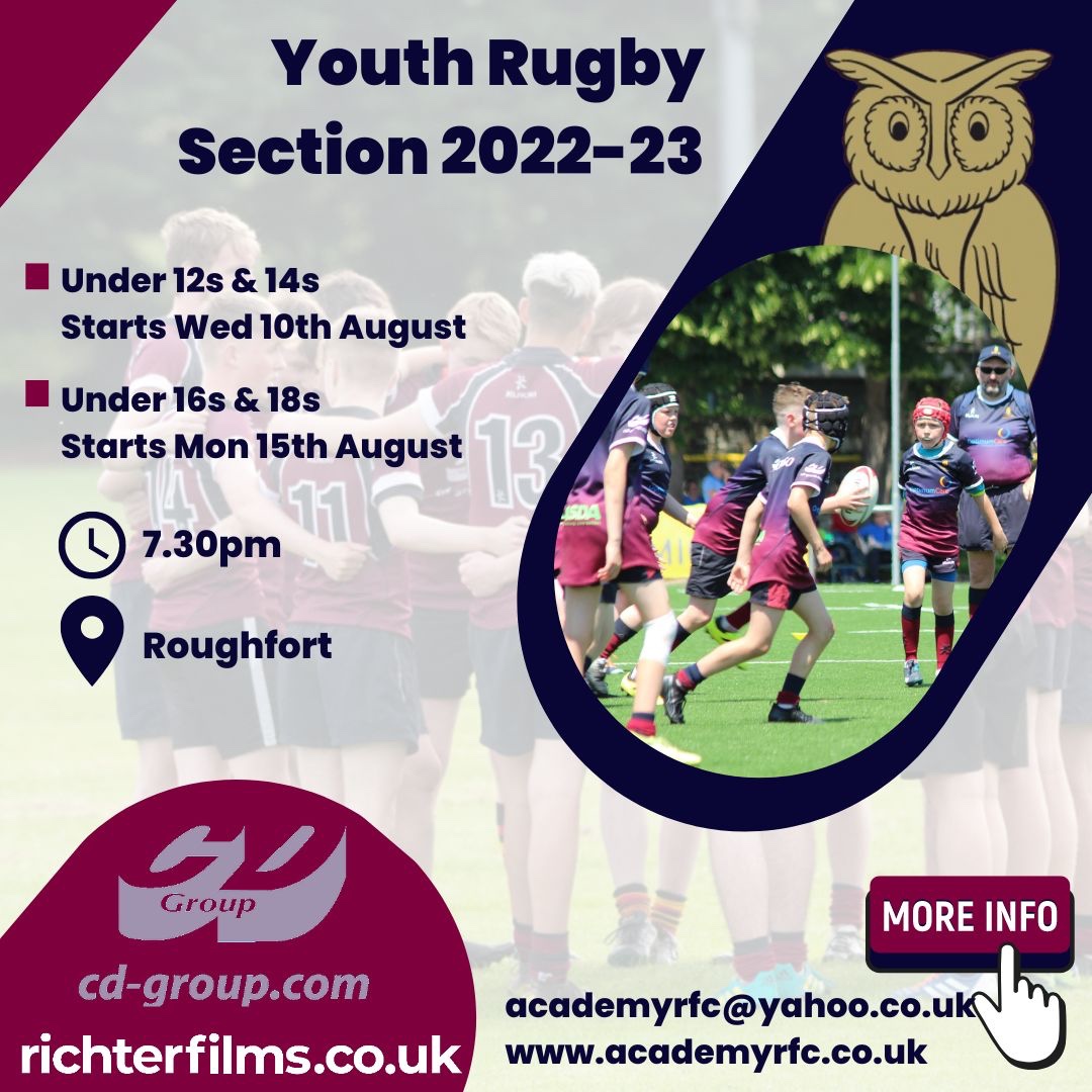 Youth Rugby Returns – Academy Rugby Football Club